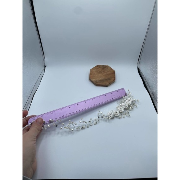 Hair Accessories Bridal Party Hair Comb Silver Headband Tiara Pin